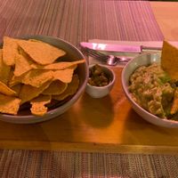 Chips with guacamole  at LUCHA LIBRE in Lausanne