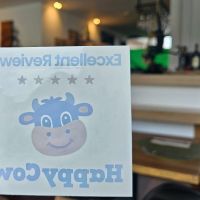 Excellent reviews! 🐮💜 at Green Point in Aveiro