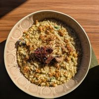 Mushroom risotto at Green Point in Aveiro