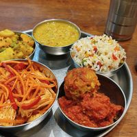 mixed platter   at Govindas in Almaty