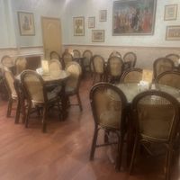 Dining area  at Govindas in Almaty