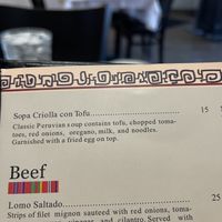 Menu #Veganuary at Inka in Palm Springs