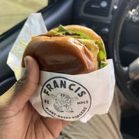 Can’t get enough and I’m not too big on Impossible meat but they grill it perfectly with some kind of buttery tasting oil.  at FRANCIS in Minneapolis