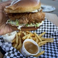 Chkn Sandwich (available Wednesdays only). Delicious! The juiciest I’ve ever had!  at FRANCIS in Minneapolis