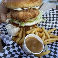 Chkn Sandwich (available Wednesdays only). Delicious! The juiciest I’ve ever had!  at FRANCIS in Minneapolis