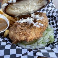 Chkn Sandwich (available Wednesdays only). Delicious! The juiciest I’ve ever had!  at FRANCIS in Minneapolis