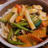 Rotes Curry mit Extranudeln und Tofu at Viet Village in Cologne