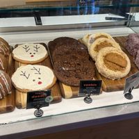 Display case desserts  at Seize The Bagel - Cascade Park in Vancouver