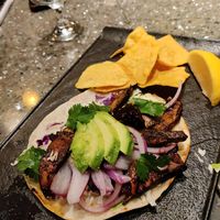 Mushroom taco (hold the dairy) at Tac/Quila in Palm Springs