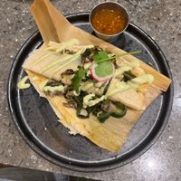 Huitlachoche Tamale  at Tac/Quila in Palm Springs