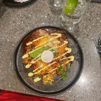 Vegan Jackfruit enchiladas - wow !!!  at Tac/Quila in Palm Springs