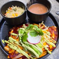 Jackfruit (Vegan) Enchiladas at Tac/Quila in Palm Springs