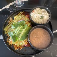 Vegan jackfruit enchiladas   at Tac/Quila in Palm Springs