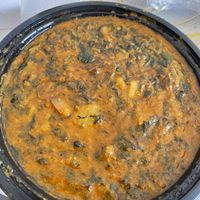 Palak Aloo (aka Aloo Saag). Ok. It’s missing that wow factor   at The Hyderabad Indian Grill in Bloomington