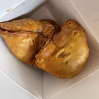  Vegetable Samosas were delicious   at The Hyderabad Indian Grill in Bloomington