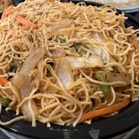 Veg noodles, excellent!  at The Hyderabad Indian Grill in Bloomington