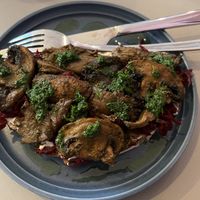 Mushroom toast  at Café Blá in Munich