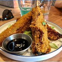 kuala lumpur's street
aubergine at Cocina Vegetariana Internacional in Madrid