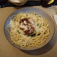 Spaghetti at Cocina Vegetariana Internacional in Madrid