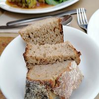 Bread ration at Cocina Vegetariana Internacional in Madrid