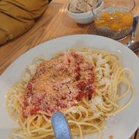 Lunch menu of the day at Cocina Vegetariana Internacional in Madrid