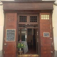Front door  at Cocina Vegetariana Internacional in Madrid