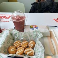 Wrap, nuggets and smoothie  at Quick Greens - Funan Ctr in Central Singapore