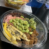 Vegan Quinoa and Marinated Tofu Bowl at Mo Po's Poke Bar  in Doha