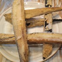 berenjena empanada sim miel  😋😋😋 at Bifana in Malaga