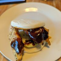 Vegetable bao bun at Bifana in Malaga
