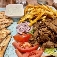 Greec plate  at Oh my Greek! in Zurich