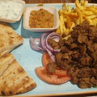 Vegan Gyros Plate at Oh my Greek! in Zurich