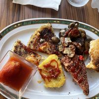 Vegan breakfast minus beans  at Scotch Mist in Tenerife