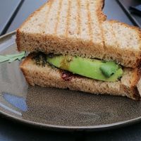 Avocado Sandwich at Lykke Cafe und Bar in Flensburg