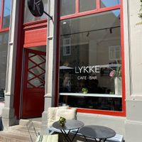 Indoor and outdoor area   at Lykke Cafe und Bar in Flensburg