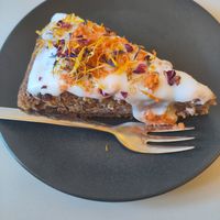 Karottenkuchen at Lykke Cafe und Bar in Flensburg