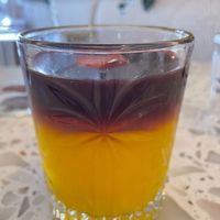 Tea and juice combo at Augusto in Lisbon