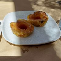 Oven baked apple at Fangas Veg in Coimbra