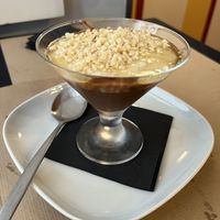 Cocoa parfait  at Fangas Veg in Coimbra