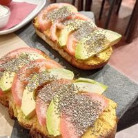 Bruschetta at Fangas Veg in Coimbra