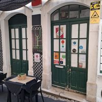Outside at Fangas Veg in Coimbra