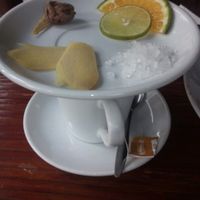 ginger tea at Thien Tam in Hue
