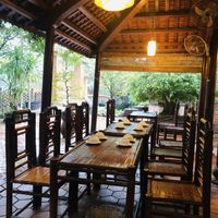 Seating available in large sections  at Thien Tam in Hue