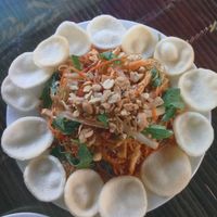 Banana flower salad at Thien Tam in Hue
