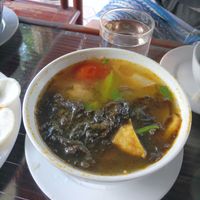 Seaweed soup at Thien Tam in Hue