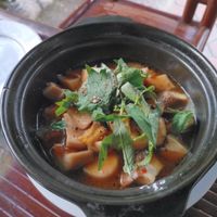 Braised mushroom at Thien Tam in Hue