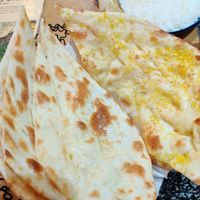 Butter and garlic naan at Bombay Brau - U-dong in Busan