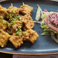 Tofu Satay at Morans in Westward Ho