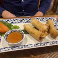 Spring rolls  at Thai Emerald in Cirencester