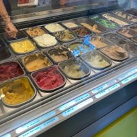 Flavors at Loom Gelateria 1900 in Lausanne